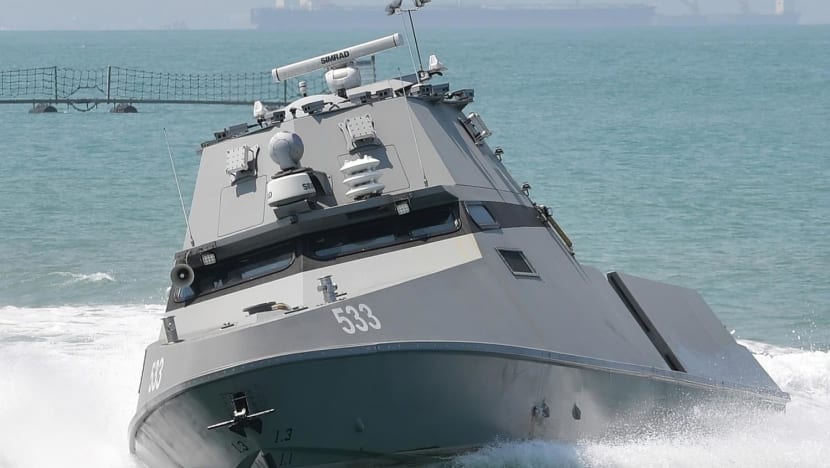 Singapore Navy to use more of AI, unmanned tech as new chief urges young 'digital natives' to hop on board