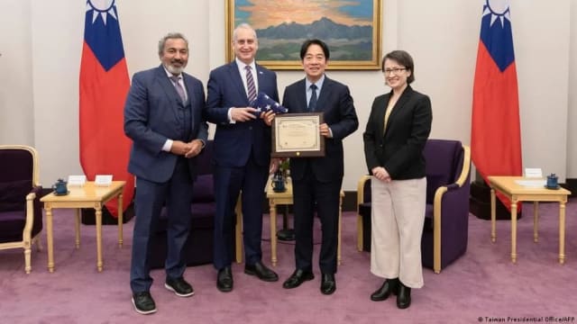 美国朝野议员代表团访台  强调“美国坚定支持台湾”