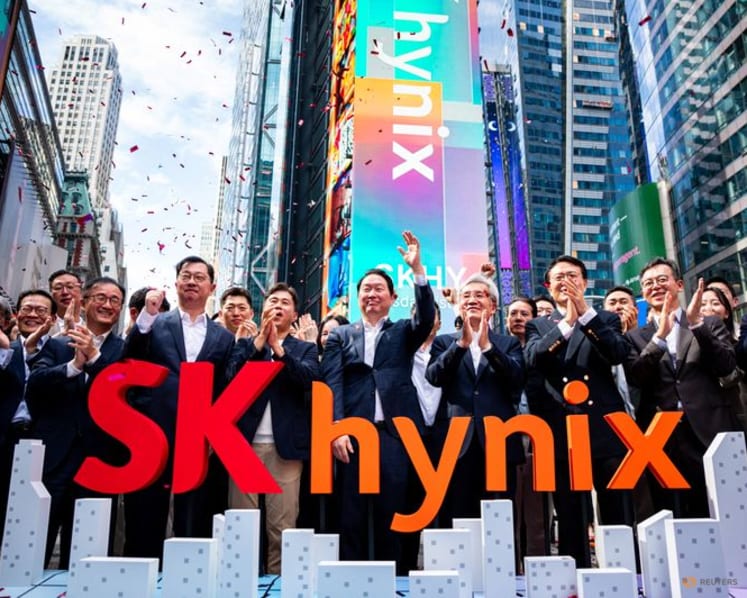 SK Hynix's shares jump 14% in marquee US debut as AI euphoria persists