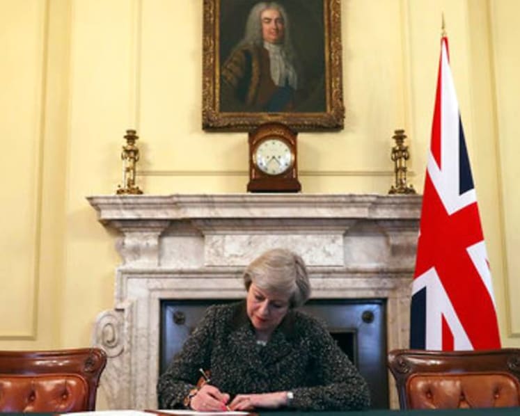 Timeline of events in Britain's exit from the European Union