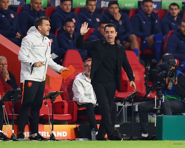 Netherlands coach Xavi satisfied with first four games in charge