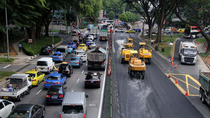 Oil spill slows traffic to a crawl at Paterson Road