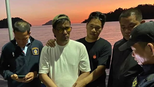 路上纠纷枪杀私家车司机  泰男匿藏海岛被捕