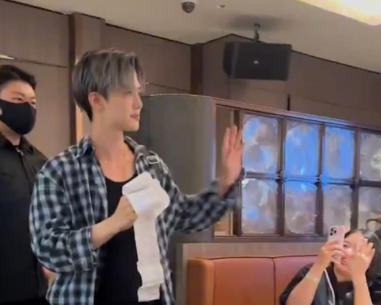 Members of K-pop group NCT Dream pick up the bill for fans at Haidilao after Singapore concerts