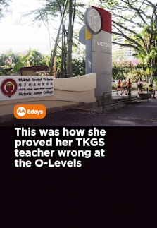 U go gurl 💅🏻 #8dayssg #8dayssglocalent #school #teacher #results 