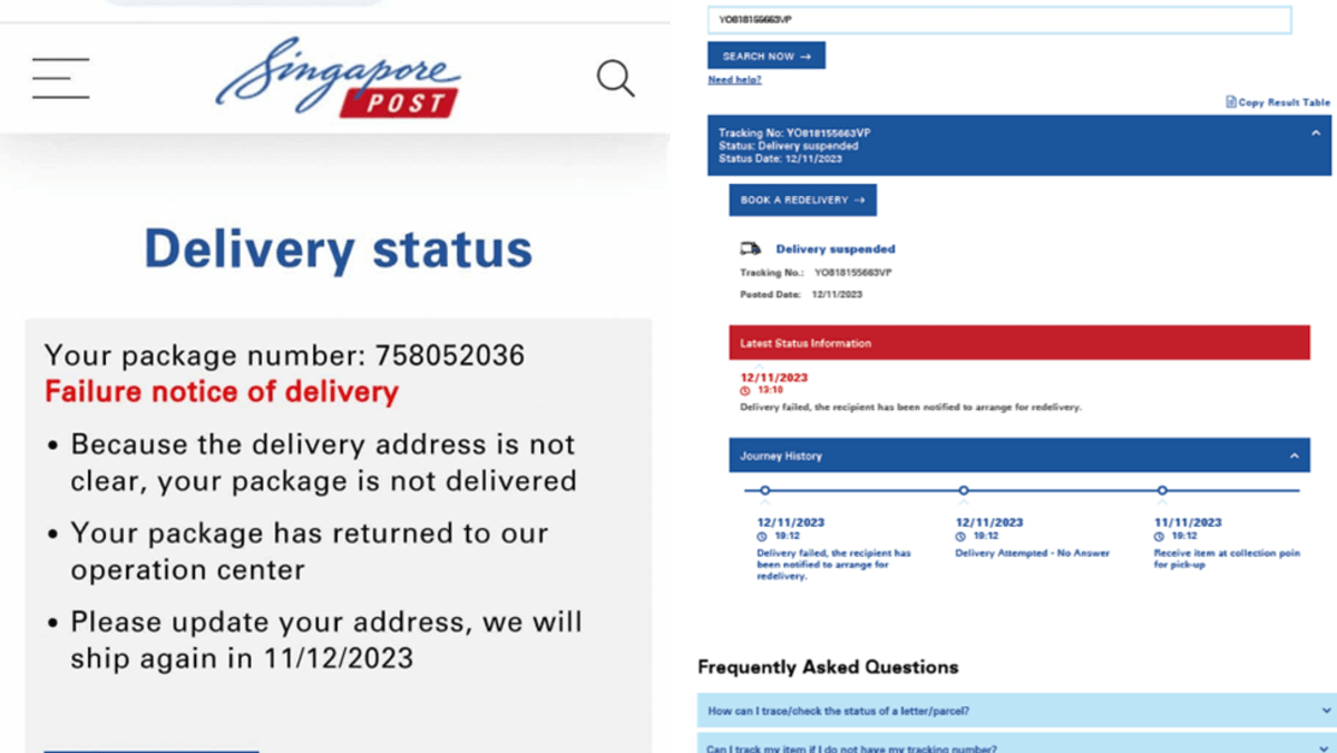 Beware of parcel delivery phishing scams this festive shopping season ...