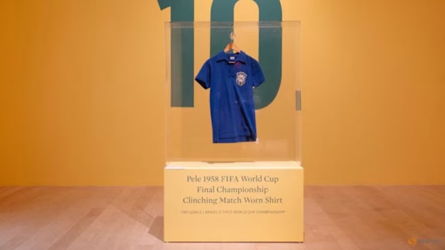  PIALA DUNIA FIFA 2026: Jersi Piala Dunia FIFA 1958 milik Pele dijual pada harga AS$4.9 juta