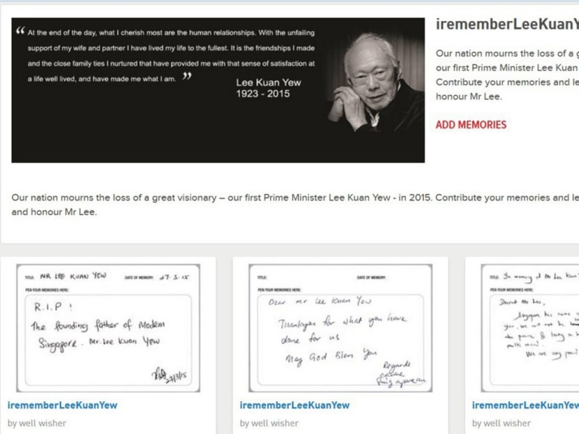 Digital archiving of tributes to Mr Lee to take till year’s end