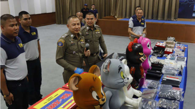 泰国警方破获非法赌博网站案 13人落网