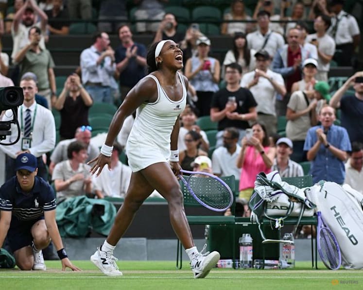 Gauff beats Bencic and a curfew to reach first Wimbledon quarters