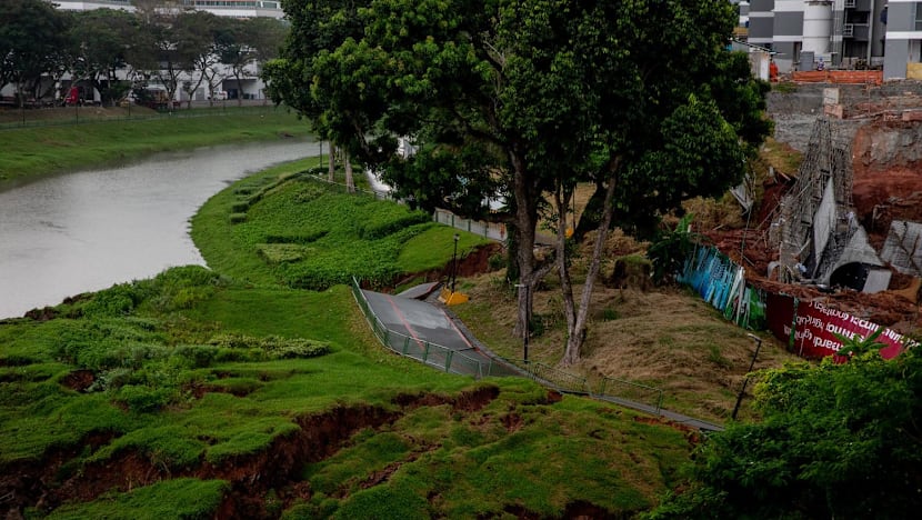 Part of Ulu Pandan park connector in Clementi closed after landslide, passer-by injured