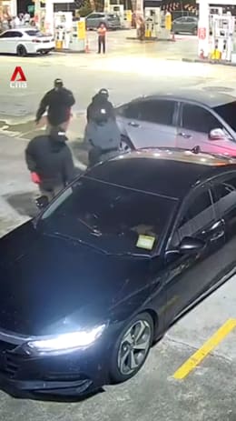 Johor police probe alleged shooting at petrol station captured on CCTV