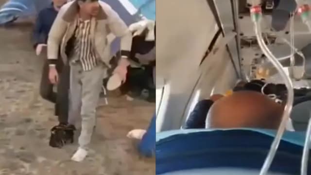阿塞拜疆航空客机坠毀 机舱和逃生画面曝光