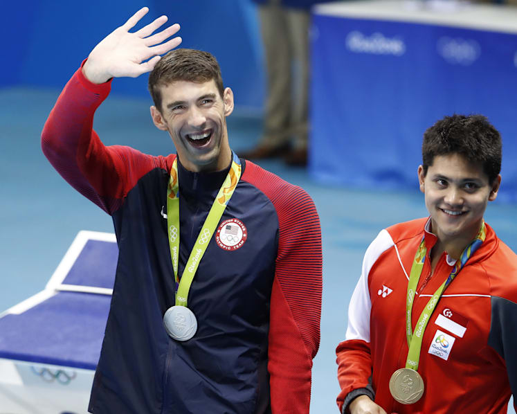"I'm really excited to see how much faster Schooling can go": Phelps