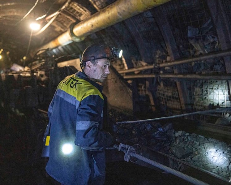 Ukraine's coal miners dig deep to power a nation at war
