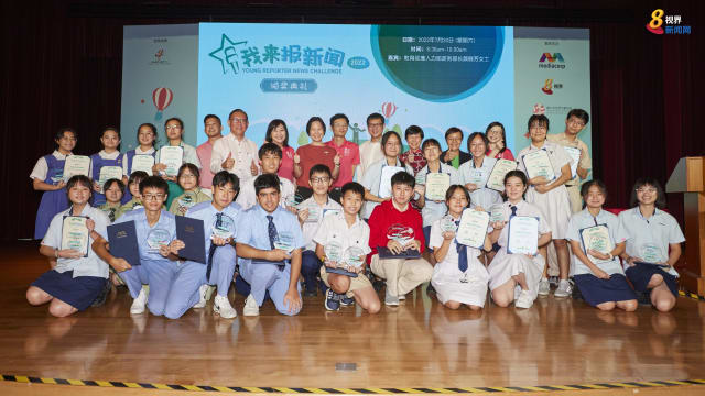 教师：参加《我来报新闻》让学生多用华语 乐见学生有所成长