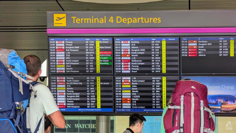 More than 100 flights at Changi Airport were delayed due to CrowdStrike IT outage in July More than 100 flights at Changi Airport were delayed due to CrowdStrike IT outage in July