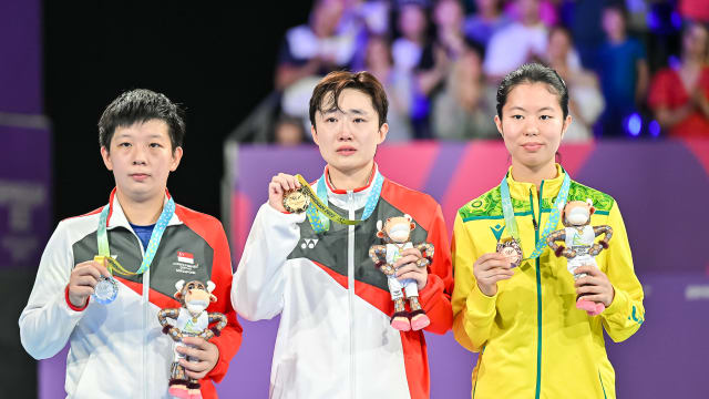 戏剧性4比3大逆转 冯天薇挫曾尖夺女单金牌