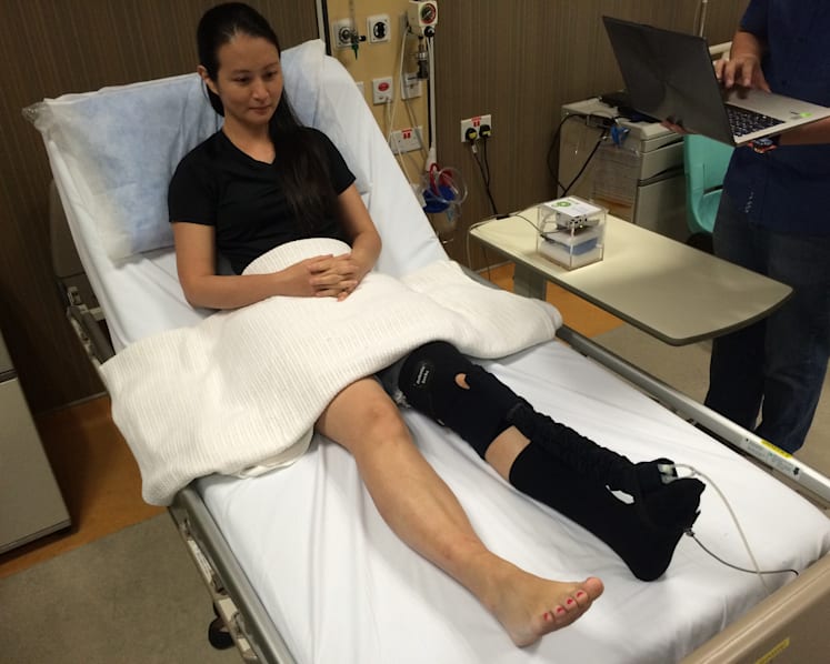 Robotic sock helps prevent deep vein thrombosis