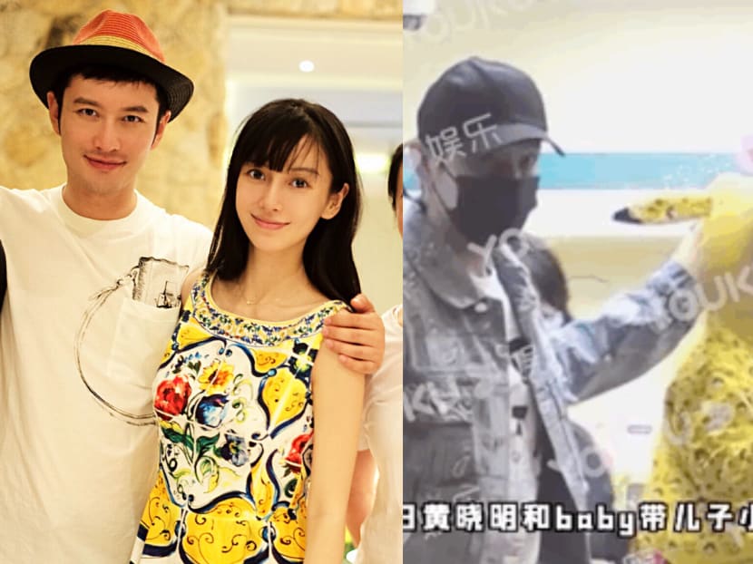 The Chinese stars were spotted out with their four-year-old son and it's the first time the family of three has been seen together in the same frame since 2018.