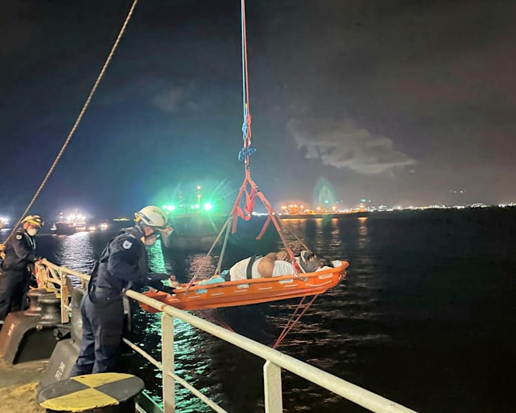 Injured crew member taken to hospital after SCDF marine rescue operation
