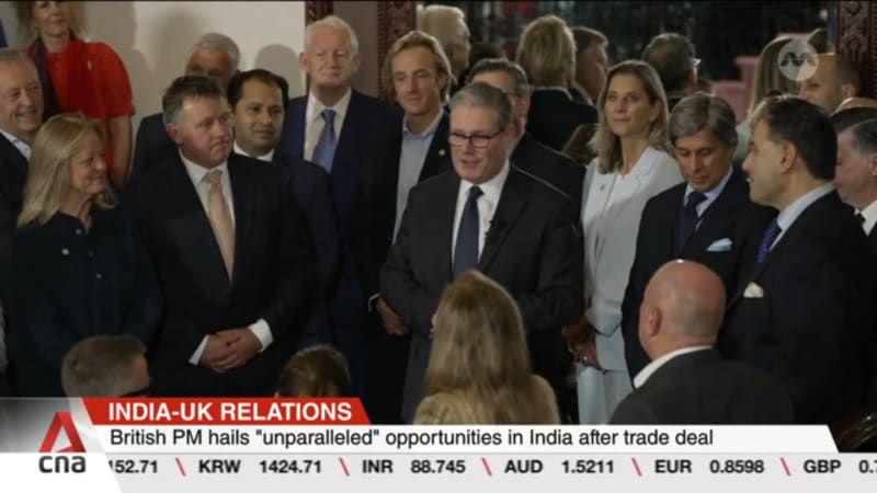 British PM Starmer on 2-day trip to India 