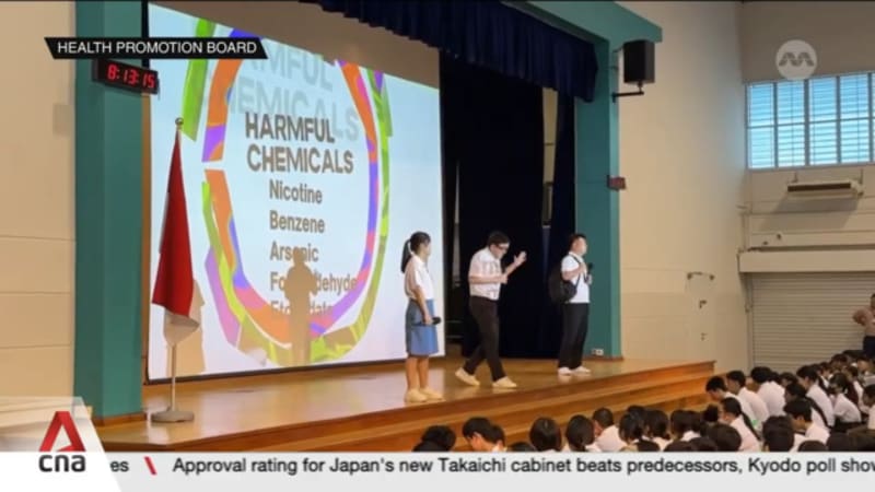 Singapore students learn about vaping harms and addiction through science lessons 