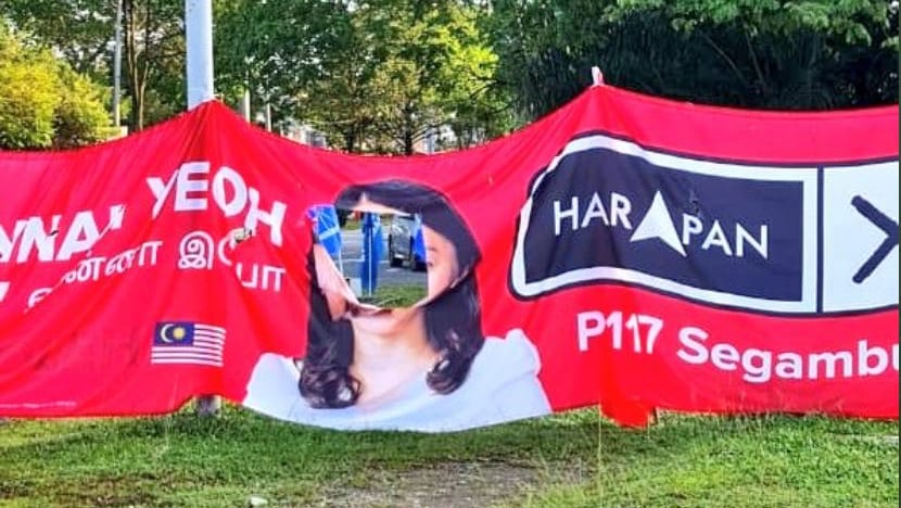 Torn banners, racist taunts: Instances of hate culture cast shadow over Malaysia GE15 campaign Torn banners, racist taunts: Instances of hate culture cast shadow over Malaysia GE15 campaign