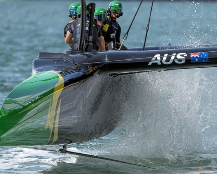 Sailing-Australia claims third straight SailGP victory after tense New York final