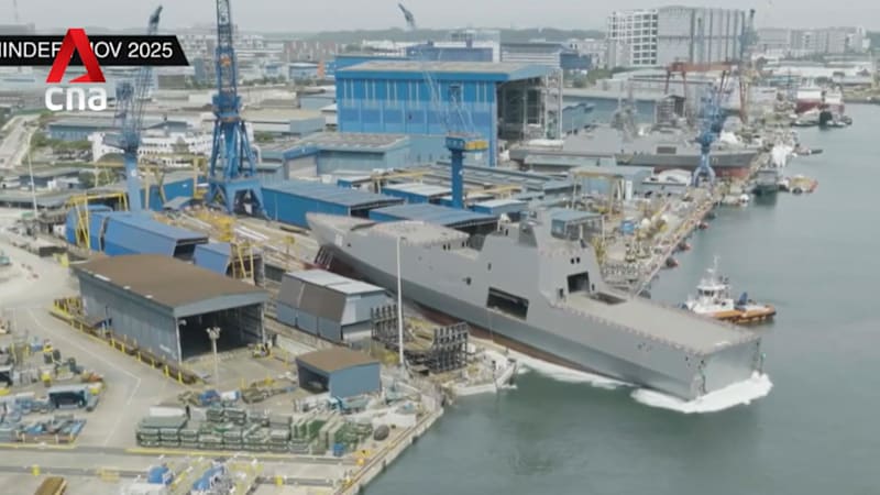 Singapore Navy launches second multi-role combat vessel 