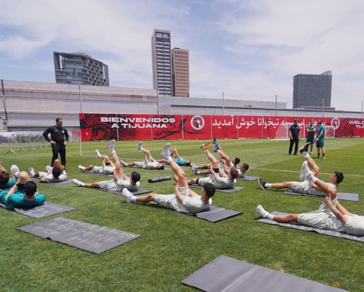 Iran players conduct first open practice at Tijuana camp
