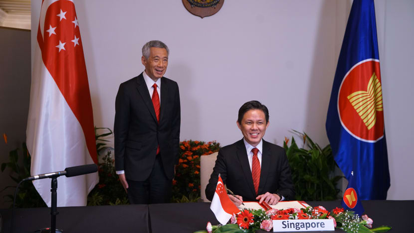 ‘A timely boost’: Singapore signs RCEP, world’s biggest trade deal, with 14 other countries
