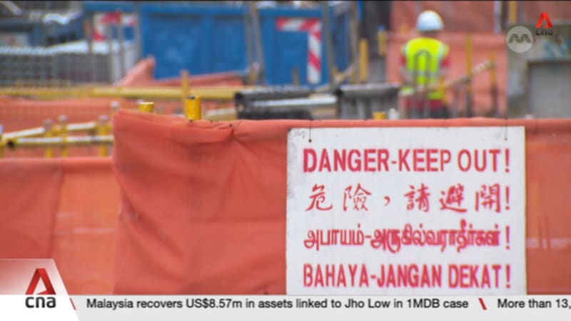 Singapore's construction sector saw 76 fatal and major injuries in first half of 2025
