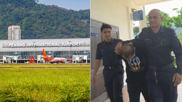 玩笑惹祸！六旬汉槟城机场称朋友行李藏炸弹被罚款