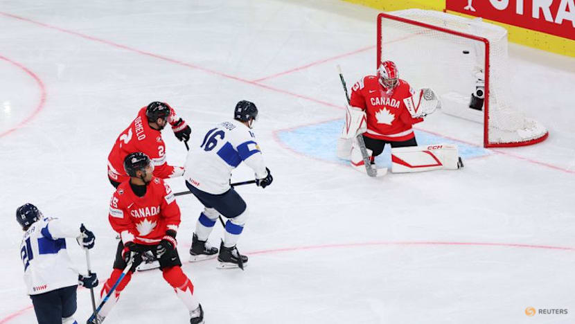 Ice Hockey-Feisty Finland beat Canada to make world championship final