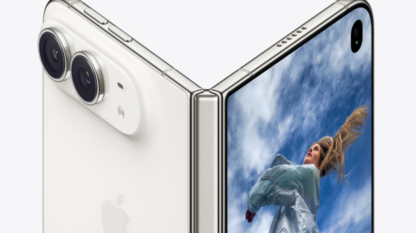 苹果公司推出首款折叠手机iPhone Duo。（图：苹果官网）