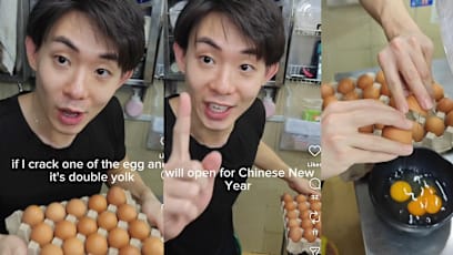This Hawker Stall Will Stay Open Over CNY, Thanks To... Two Double-Yolked Eggs