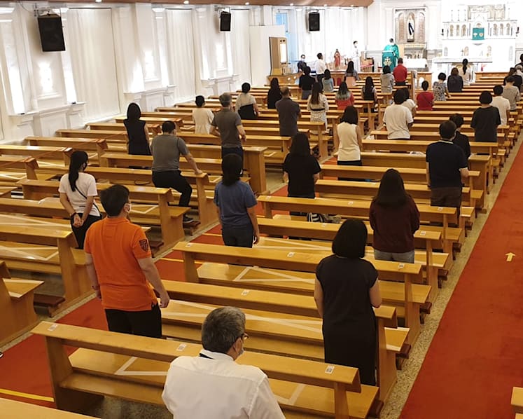 Covid-19: Two Catholic churches ready to take part in MCCY pilot that allows 100 people at services