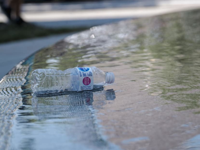 A discarded water bottle is left in a water fountain during a heatwave in Montreal, Quebec, Canada, on June 1, 2023. A discarded water bottle is left in a water fountain during a heatwave in Montreal, Quebec, Canada, on June 1, 2023.
