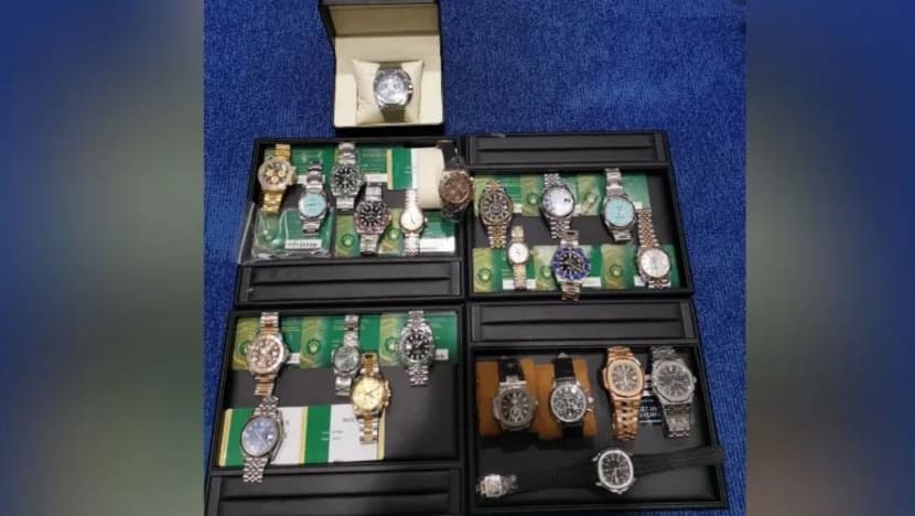 Lelaki didakwa curi jam tangan mewah bernilai S$1.6 juta