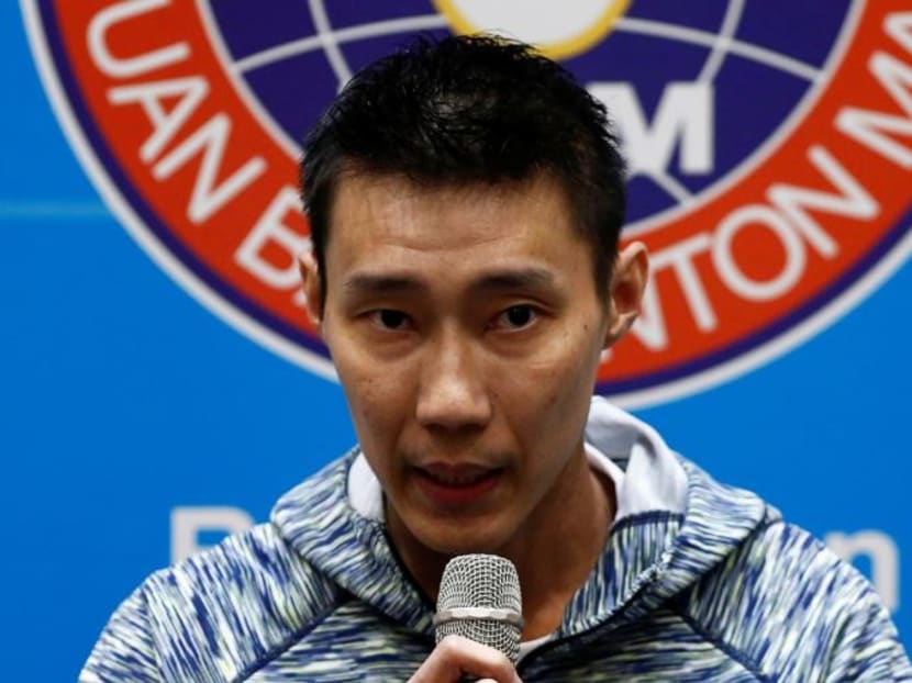 Malaysia's badminton player Lee Chong Wei speaks during a news conference in Kuala Lumpur, Malaysia on November 8, 2018.