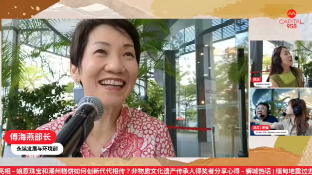傅海燕：政府同管理新小贩中心业者 探讨如何满足年轻家庭晚餐需求