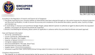 Singapore Customs warns of two new parcel scam variants