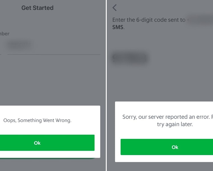 Grab users report issues with app