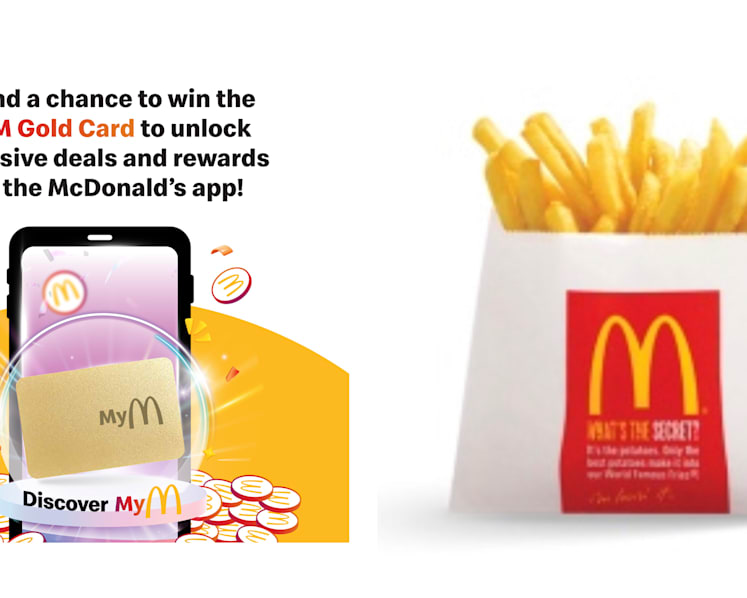 McDonald’s is giving away Gold Cards with a year’s supply of free fries & here’s how to win it
