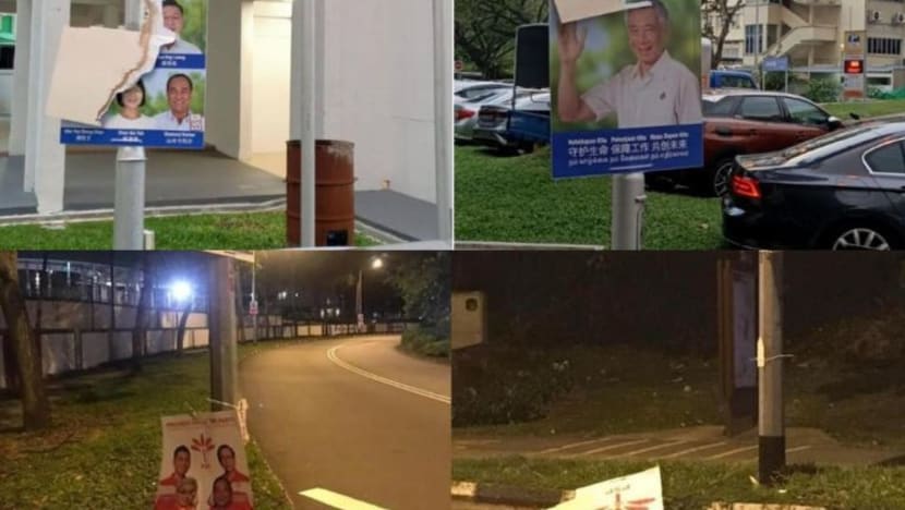 Polis siasat remaja lelaki 13 tahun, lelaki 51 tahun disyaki rosakkan poster pilihan raya