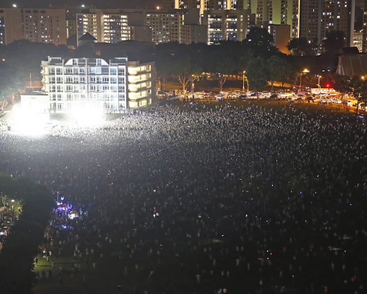 WP holds its first GE2015 rally
