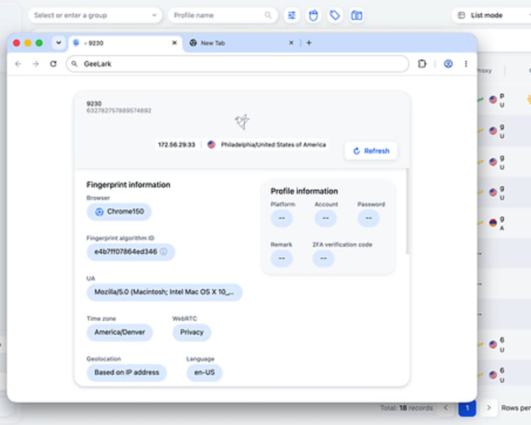 GeeLark Upgrades Browser Infrastructure with Version 150 and Team Password Management