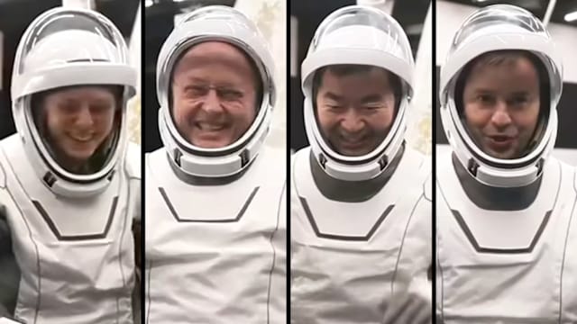 国际太空站太空人突发健康问题 四人乘SpaceX龙飞船提前安全返航