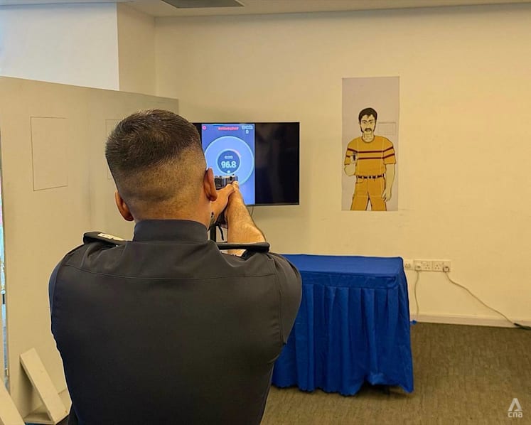 Singapore police test smart training tools to simulate live-firing, provide instant feedback